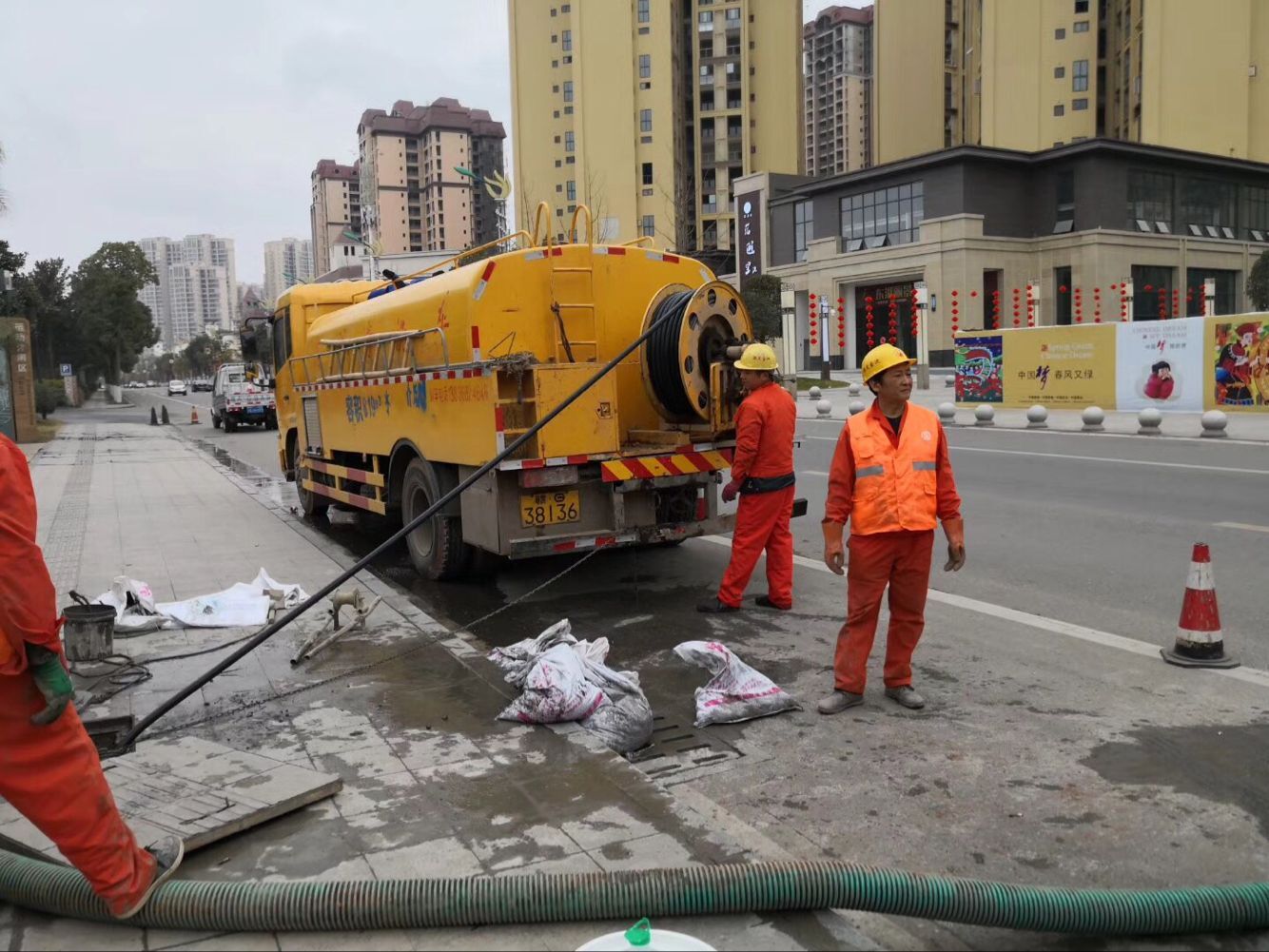 桂林排污管道清淤-管道清洗