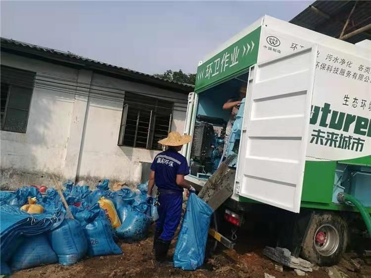 桂林工业污泥压干处理